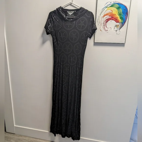 Killstar | Dresses | Killstar Baphoment Pentagram Sigil Maxi Dress |  Poshmark